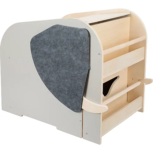 Spielzeugbox mit Sitz und Rollen Elefant Wildlife