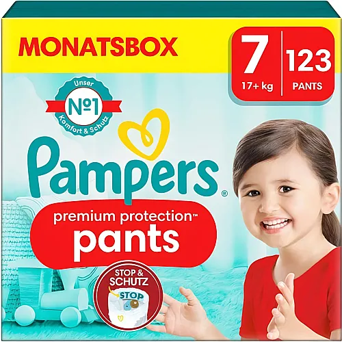 Pampers Premium Protection Windeln Pants Gr.7 (123Stck)