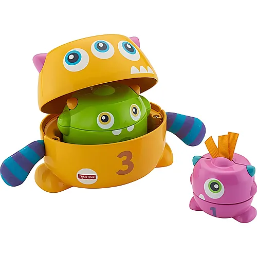 Bunte Stapelspass-Monster