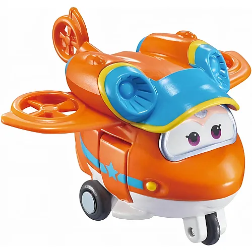 Alpha Toys Super Wings Transform-a-Bots Flugzeug Sunny - 5 cm