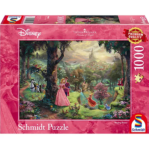 Schmidt Puzzle Thomas Kinkade Disney Princess Dornrschen (1000Teile)