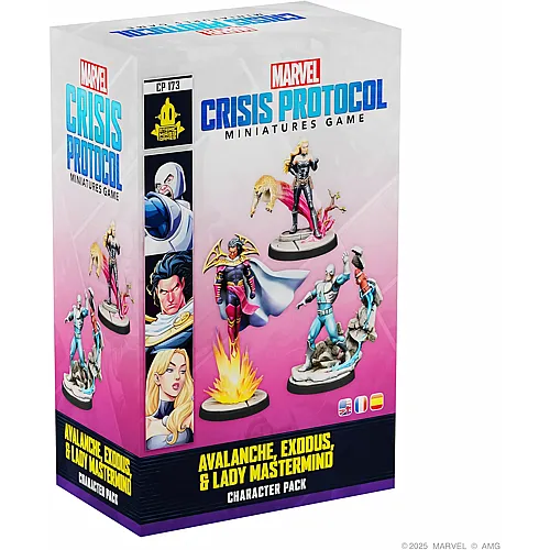 Atomic Mass Games Marvel Crisis Protocol Avalanche, Exodus & Lady Mastermind (