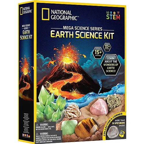 Geowissenschaftliches Set von National Geographic