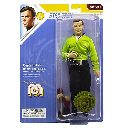 Mego Fig. 20cm Articulee Star Trek Captain Kirk (fr-en)