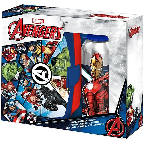Kids Licensing Avengers Lunchset Brotdose & Trinkflasche