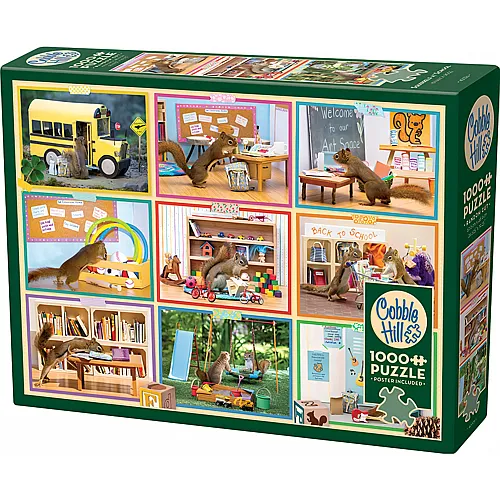 Cobble Hill Puzzle Eichh�rnchen in der Schule - 1000 Teile