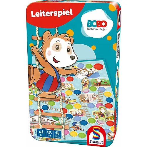 Schmidt Spiele Bobo Siebenschl�fer, Leiterspiel - Deutsch