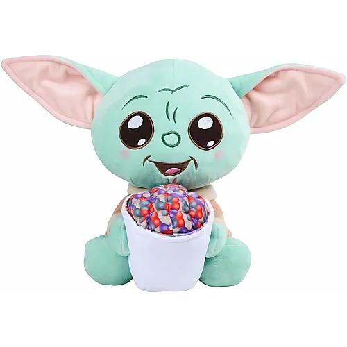 Star Wars Grogu mit Popcorn 25cm