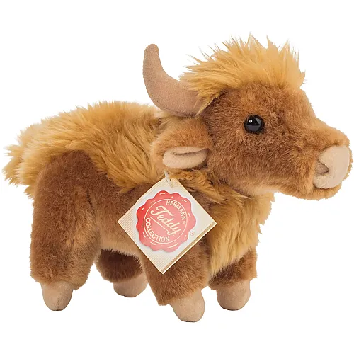 Teddy-Hermann Hochlandrind stehend - 17 cm