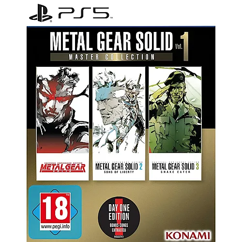 Metal Gear Solid Master Collection Vol.1 D1-Edition PS5 D