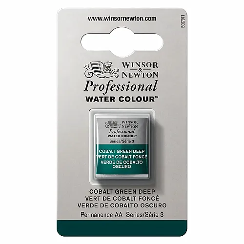 Winsor & Newton W&n Prof. Water Colour 1/2 N�pfchen Kobaltgr�n Dunkel