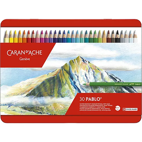 Caran d'Ache Farbstifte Pablo - 30 Teile
