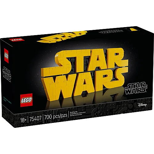 Star Wars Logo aus LEGO Steinen 75407