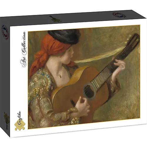 Grafika Puzzle Art Collection Auguste Renoir - Young Spanish Woman with a Guitar - 2000 Teile