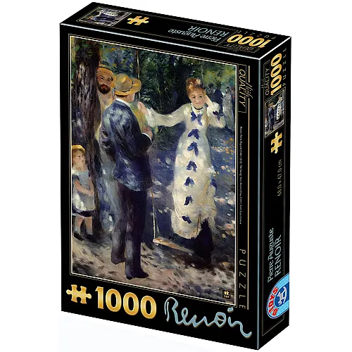 DToys Puzzle Auguste Renoir Auf der Schaukel - 1000 Teile