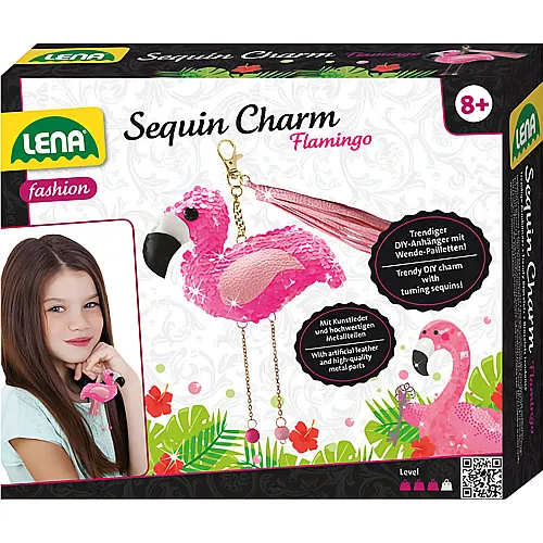 Lena Kreativ Pailetten Anh�mger Flamingo