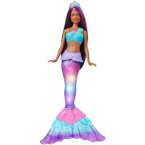 Barbie Dreamtopia Zauberlicht Meerjungfrau Brooklyn Puppe