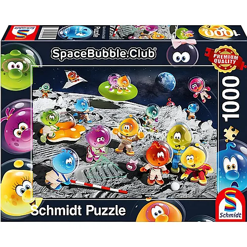 Schmidt Puzzle SpaceBubble.club Auf dem Mond (1000Teile)