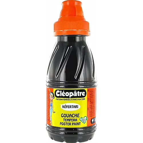 Cleopatre Nefertari � Gouache-tempera 250ml Schwarz