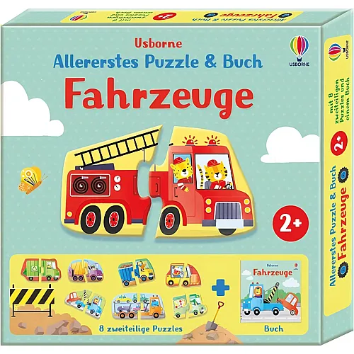 Usborne Allererstes Puzzle & Buch: Fahrzeuge
