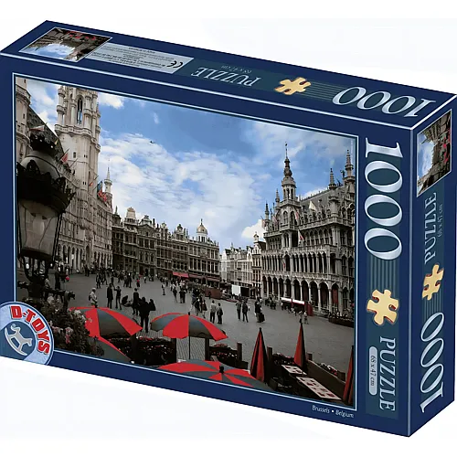 Belgien: Grand Place, Brüssel - 1000 Teile