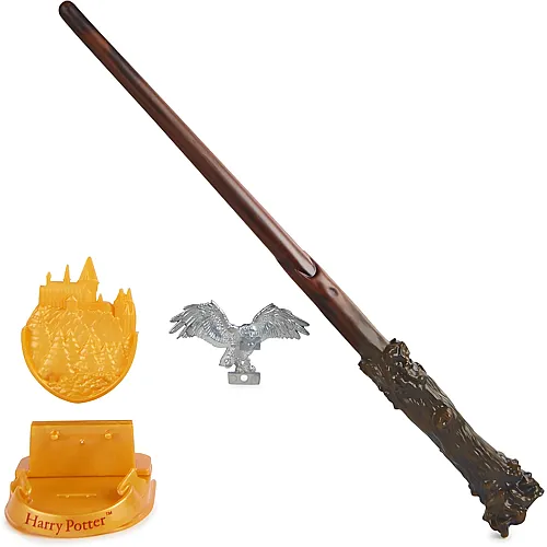Spin Master Wizarding World Harry Potter - Authentischer Harry Potter Zauberstab aus Kunststoff mit Hogwarts-Halterung, ca. 30,5 cm, Spielzeug f�r Kinder ab 14 Jahren, Fanartikel
