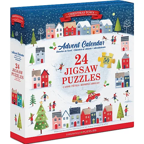 Adventskalender - Weihnachtsstadt 50Teile