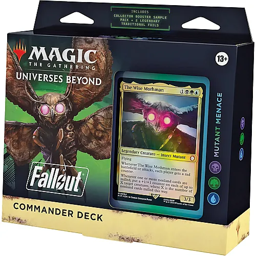 Magic The Gathering Fallout Commander Deck - Mutant Menace - Englisch