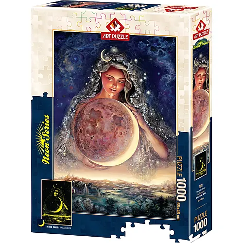 Art Puzzle Jos�phine Wall Neon Puzzle - Moon Goddess (1000Teile)