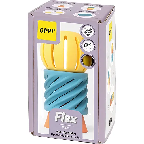 Oppi Toys Flex Beiss-/Stapel-/Greifspielzeug