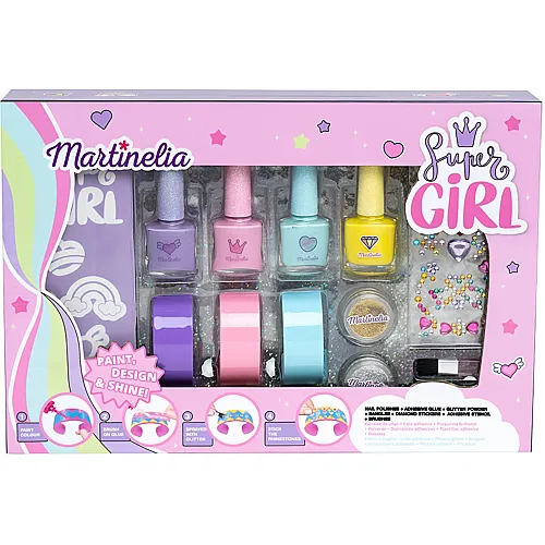 Martinelia Super Girl Nails & Bracelets Set
