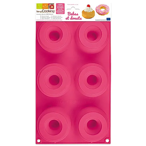 ScrapCooking Silikon-Backform Donuts