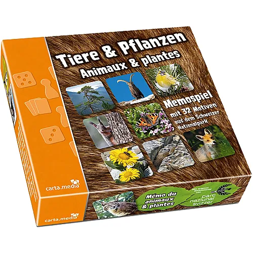 carta media Spiele Tiere & Pflanzen Memo