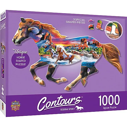 Master Pieces Puzzle Running Horse (1000Teile)