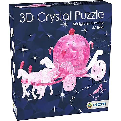 HCM Kinzel Crystal Puzzle 3D K�nigliche Kutsche (67Teile)