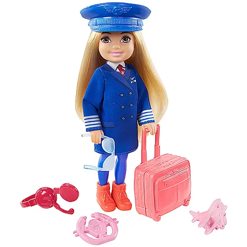 Barbie Karrieren Chelsea Pilotin Puppe