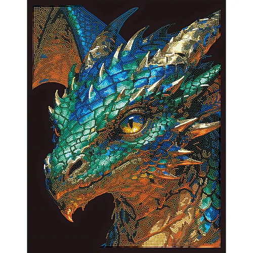 Diamond Dotz Diamond Painting Neon Drache