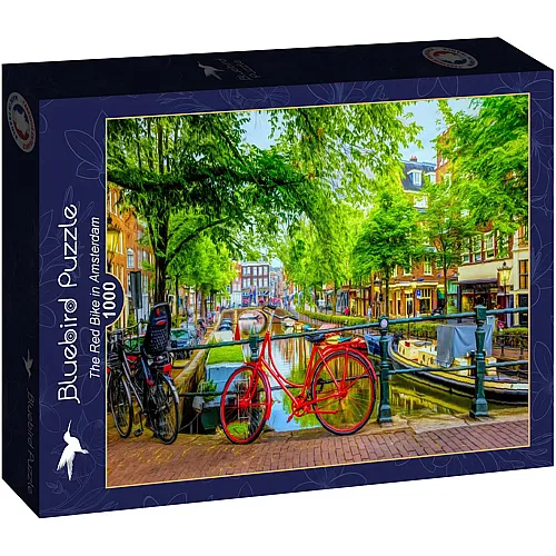 Bluebird Puzzle The Red Bike in Amsterdam - 1000 Teile