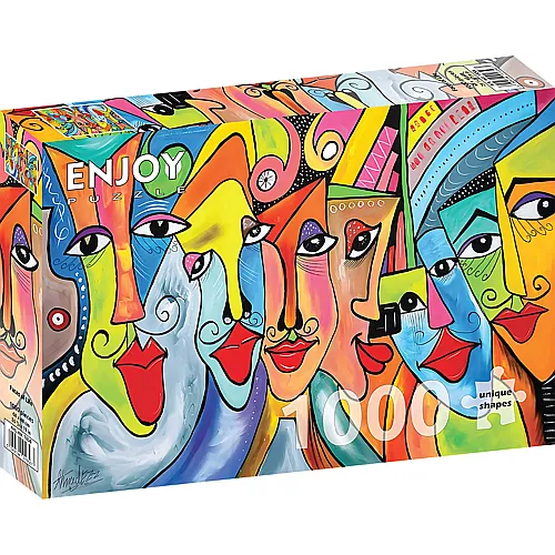Enjoy Puzzle Faces of Life - 1000 Teile