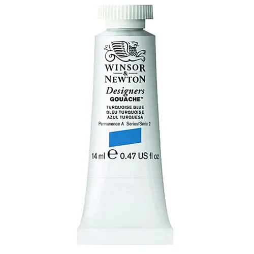 Winsor & Newton W&n Designers Gouache 14ml Tube T�rkisblau