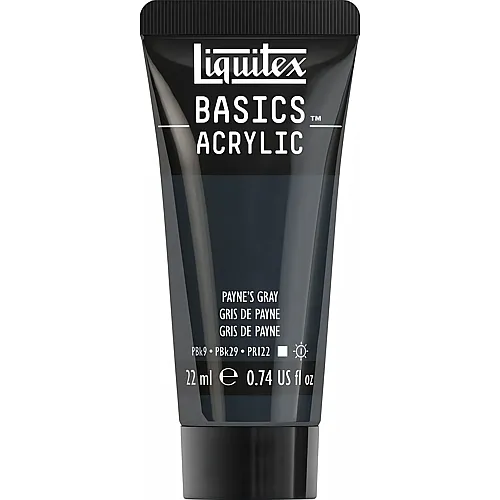 Liquitex Lqx Basics Acrylfarbe 22ml Tube Paynes Grau