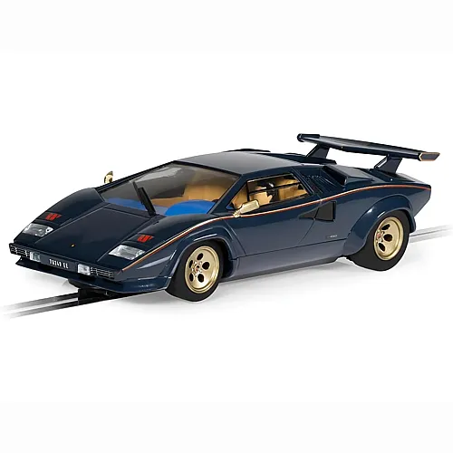 Scalextric Lamborghini Countach - Walter Wolf - Blue And Gold