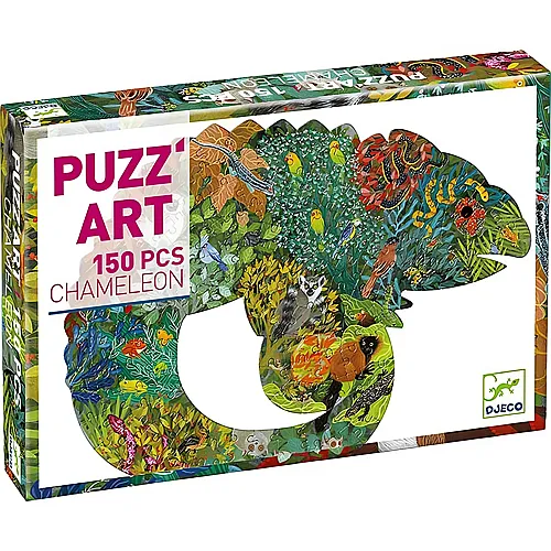 Djeco Puzzle Puzz'Art Chameleon (150Teile)