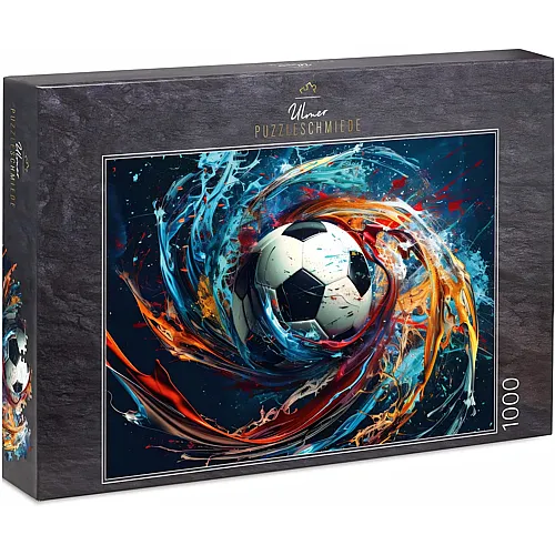 Spin, Motiv vom Fussball im klassischen Design - 1000 Teile
