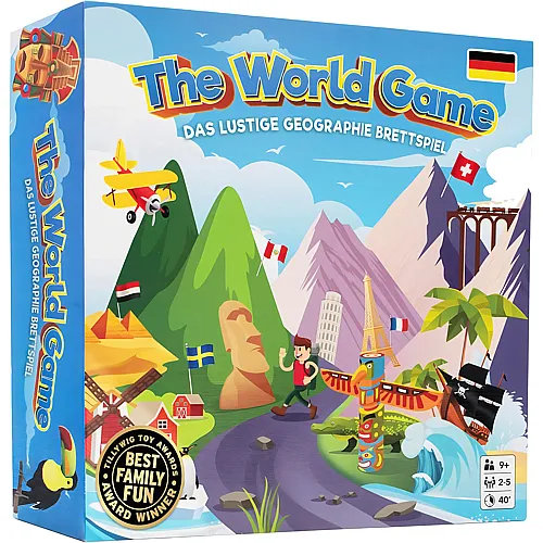 Das lustige Geographie Brettspiel DE