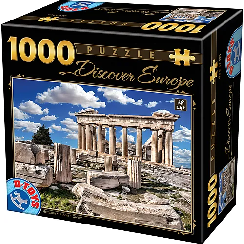 DToys Puzzle Discover Europe Akropolis - 1000 Teile