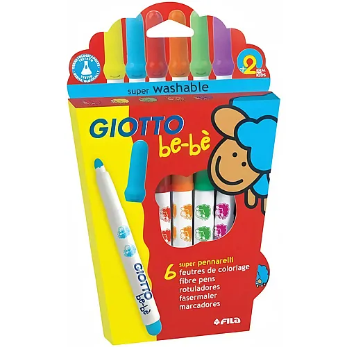 Giotto be-b� Fasermaler 6 St�ck