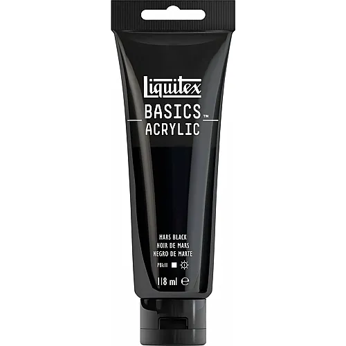 Liquitex Lqx Basics Acrylfarbe 118ml Tube Marsschwarz
