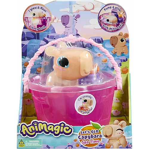 Goliath Animagic Let's Glo Capybara Spa Time leuchtet im Wasser