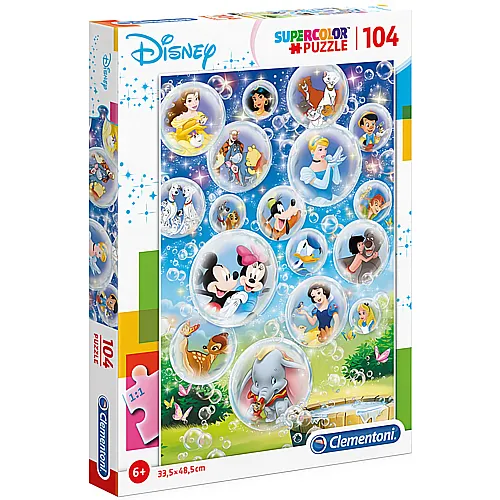 Clementoni Puzzle Supercolor Disney Classic (104Teile)